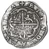 Image 2 : Lima, Peru, cob 4 reales, Philip II, assayer Diego de la Torre, P-4 to left, *-oD to right, Grade 1 