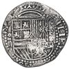 Image 1 : Lima, Peru, cob 2 reales, Philip II, assayer Diego de la Torre, *-ii to left, P-oD to right, Grade 2