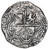 Image 2 : Potosi, Bolivia, cob 8 reales, Philip II, assayer B (5th period), borders of x's on both sides, Grad