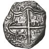 Image 2 : Potosi, Bolivia, cob 8 reales, 1617 (M), Grade 3.