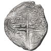 Image 2 : Potosi, Bolivia, cob 8 reales, (1617) M, Grade 3.