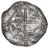 Image 2 : Potosi, Bolivia, cob 8 reales, 1618 PAL, Grade 1, rare.