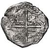 Image 2 : Potosi, Bolivia, cob 8 reales, 1619 T, Grade 3.