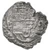 Image 1 : Potosi, Bolivia, cob 8 reales, 1621 T, date as "1612" (very rare), Grade 3.