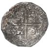 Image 2 : Potosi, Bolivia, cob 8 reales, Philip III, assayer T, quadrants of cross transposed, "16 points," wi
