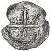 Image 2 : Potosi, Bolivia, cob 8 reales, Philip III, assayer not visible, no Grade on certificate.