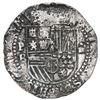 Image 1 : Potosi, Bolivia, cob 4 reales, Philip II, assayer B (1st period), Grade 1.