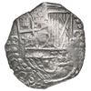 Image 1 : Potosi, Bolivia, cob 4 reales, Philip III, assayer Q, Grade 1.