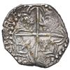 Image 2 : Potosi, Bolivia, cob 4 reales, Philip III, assayer Q, Grade 1.