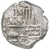 Image 1 : Potosi, Bolivia, cob 4 reales, Philip III, assayer T, quadrants of cross transposed, Grade 3.
