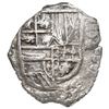 Image 1 : Potosi, Bolivia, cob 4 reales, Philip III, assayer not visible, Grade 2.