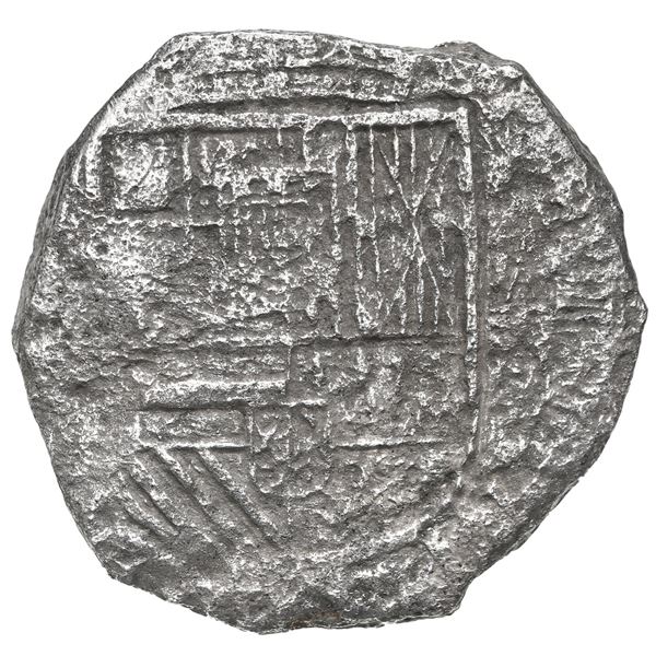 Bogotá, Colombia, cob 8 reales, 1622 A, Grade 2, rare.