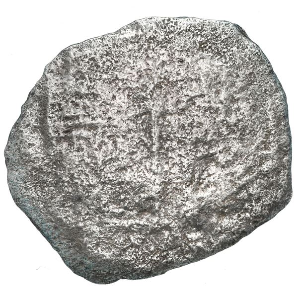 Potosi, Bolivia, cob 8 reales, Philip III, assayer not visible, Grade 4, ex-Sedwick Auction 1.