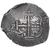 Image 2 : Potosi, Bolivia, cob 8 reales, 1653 E, dot-PH-dot at top.