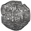 Image 1 : Potosi, Bolivia, cob 8 reales, 1653 E, dot-PH-dot at top.