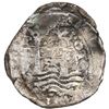 Image 1 : Three-coin clump of two Potosi, Bolivia, cob 8 reales (one 1653 E) and one cob 4 reales.