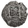 Image 1 : Lima, Peru, cob 1 real, 1659 V, "Star of Lima" type.