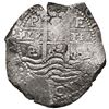 Image 1 : Potosi, Bolivia, cob 8 reales 1656 E, PH at top.