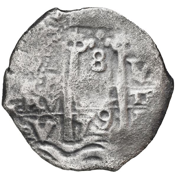Potosi, Bolivia, cob 8 reales, 1679 V.