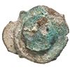 Image 2 : Small clump of five coins cocooned in encrustation (as found): one cob 8R and four cob 1R.
