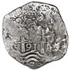 Image 2 : Potosi, Bolivia, cob 8 reales, 1691 VR.