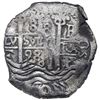 Image 1 : Potosi, Bolivia, cob 8 reales, 1698 F, NGC VF details / saltwater damage (1715 Fleet Shipwreck Label