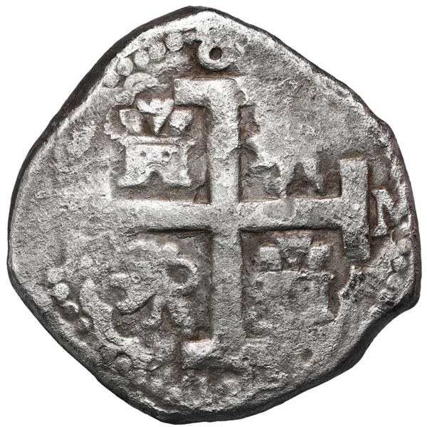 Lima, Peru, cob 8 reales, 1718 M.