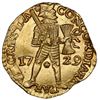 Image 1 : Utrecht, United Netherlands, gold ducat, 1729, NGC MS 63 / Vliegenthart (Shipwreck Label).