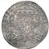 Image 1 : Overijssel, United Netherlands, "rider" ducatoon, 1733, NGC UNC details / saltwater damage / Vliegen