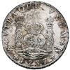 Image 1 : Mexico City, Mexico, pillar 8 reales, Philip V, 1737 MF.