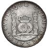 Image 1 : Mexico City, Mexico, pillar 8 reales, Philip V, 1739 MF.