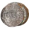 Image 1 : Clump of six Spanish colonial 8 reales, probably all busts of Mexico City, Mexico, Charles III.