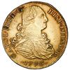 Image 1 : Lima, Peru, gold bust 8 escudos, Charles IV, 1796 IJ, rare provenance, NGC AU details / saltwater da