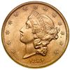 Image 1 : USA (Philadelphia mint), gold $20 Coronet Liberty double eagle, 1861, very rare, NGC AU 58 / Steamer