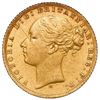 Image 1 : Melbourne, Australia (under Great Britain), gold sovereign, Victoria (young head), 1872-M, horse rev