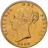 Image 1 : Great Britain (London, England), gold half sovereign, Victoria (young head), 1843, NGC VF details / 