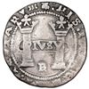 Image 1 : Mexico City, Mexico, 1 real, Charles-Joanna, "Early Series," assayer R (Gothic) between bottoms of p