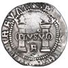 Image 1 : Mexico City, Mexico, 1 real, Charles-Joanna, "Early Series," assayer R (Gothic) between bottoms of p