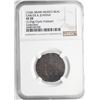 Image 3 : Mexico City, Mexico, 1 real, Charles-Joanna, "Early Series," assayer R (Gothic) between bottoms of p