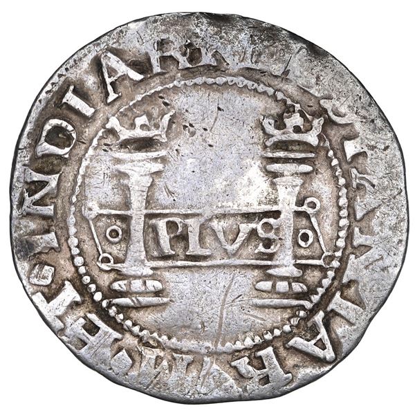 Mexico City, Mexico, 1 real, Charles-Joanna, "Early Series," assayer F to right, mintmark M to left