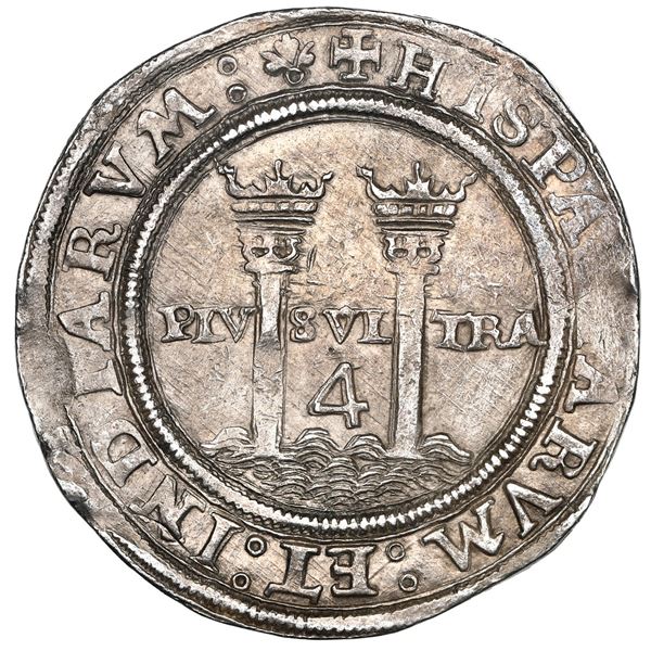 Mexico City, Mexico, 4 reales, Charles-Joanna, "Late Series," assayer G to right, mintmark M to left