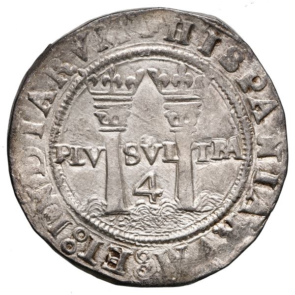 Mexico City, Mexico, 4 reales, Charles-Joanna, "Late Series," assayer L to left, mintmark oM to righ