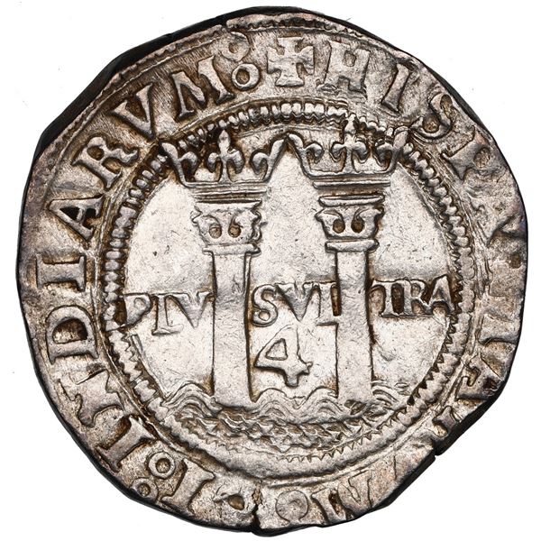 Mexico City, Mexico, 4 reales, Charles-Joanna, "Late Series," assayer O to right, mintmark oM to lef
