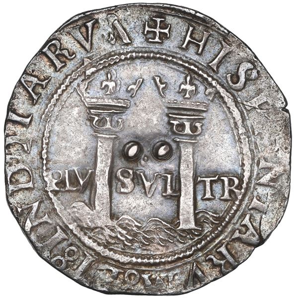 Mexico City, Mexico, 2 reales, Charles-Joanna, "Late Series," assayer O to right, mintmark oM to lef