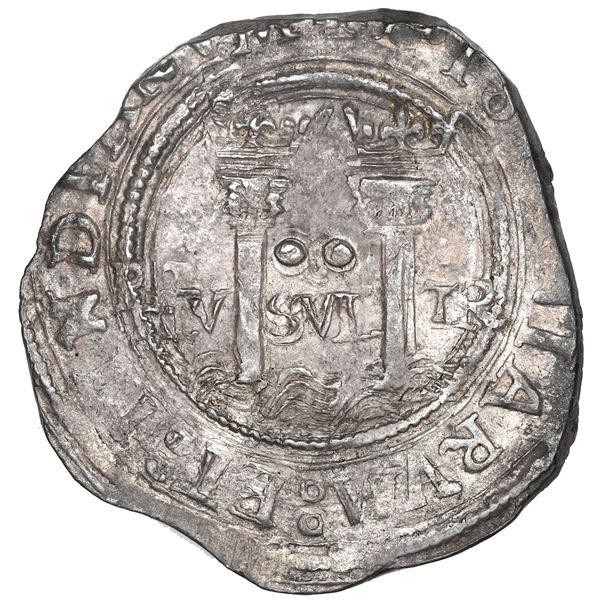 Mexico City, Mexico, 2 reales, Charles-Joanna, "Late Series," assayer O to right, mintmark oM to lef