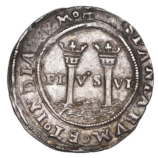 Mexico City, Mexico, 1 real, Charles-Joanna, "Late Series," assayer R to right, mintmark M to left (