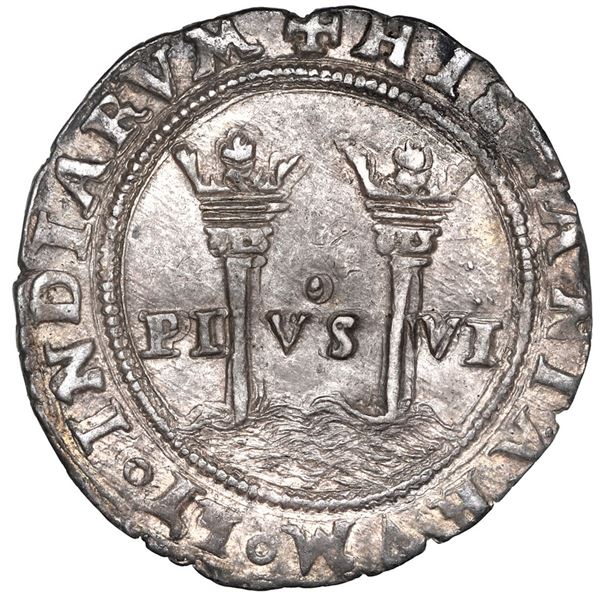 Mexico City, Mexico, 1 real, Charles-Joanna, "Late Series," assayer L to right, mintmark M to left (