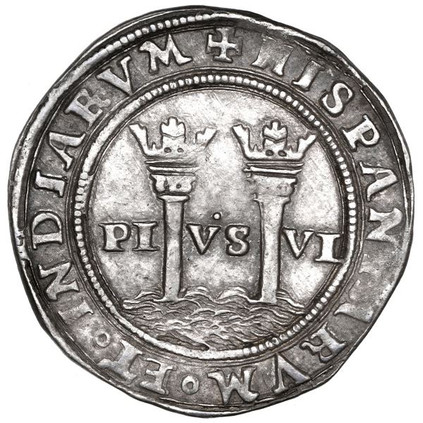 Mexico City, Mexico, 1 real, Charles-Joanna, "Late Series," assayer L to right, mintmark M to left (
