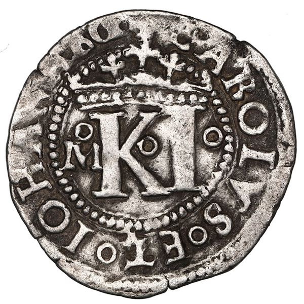 Mexico City, Mexico, 1/2 real, Charles-Joanna, "Late Series," assayer O, with mintmark oM to left, o
