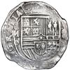 Image 1 : Mexico City, Mexico, cob 8 reales, Philip II, assayer O below mintmark oM to left.
